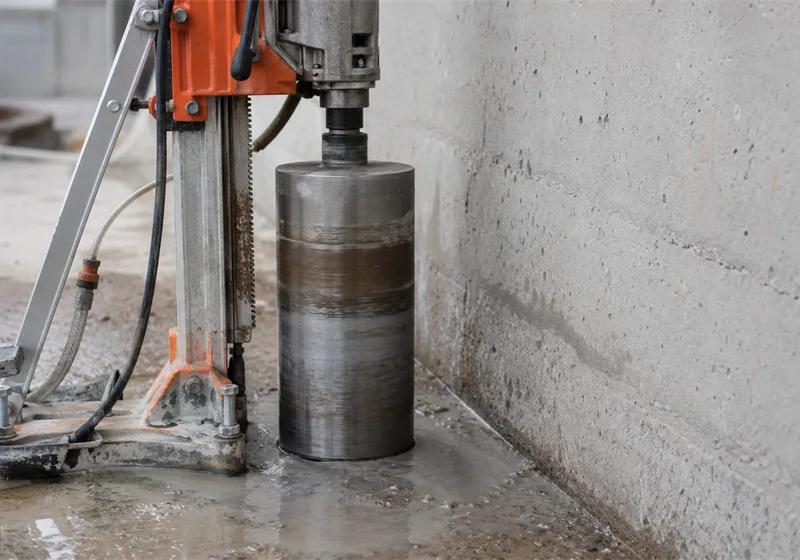 Kolondan karot numunesi alımı — DNZ Grup Yapı Laboratuvarı